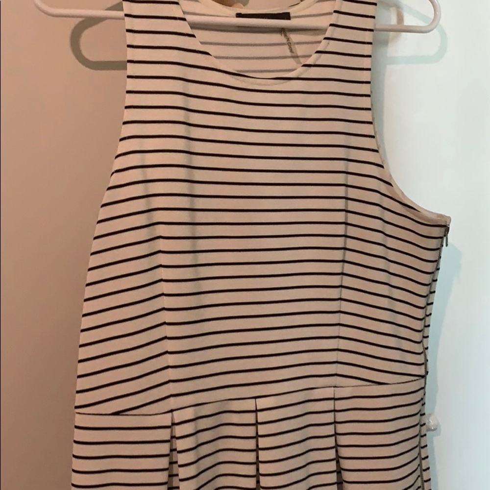 Black and white dress